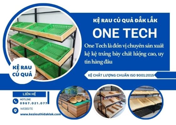 Đơn vị sản xuất kệ rau củ quả Đắk Lắk uy tín 